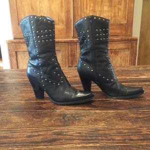 Steven by Steve Madden Black Boots